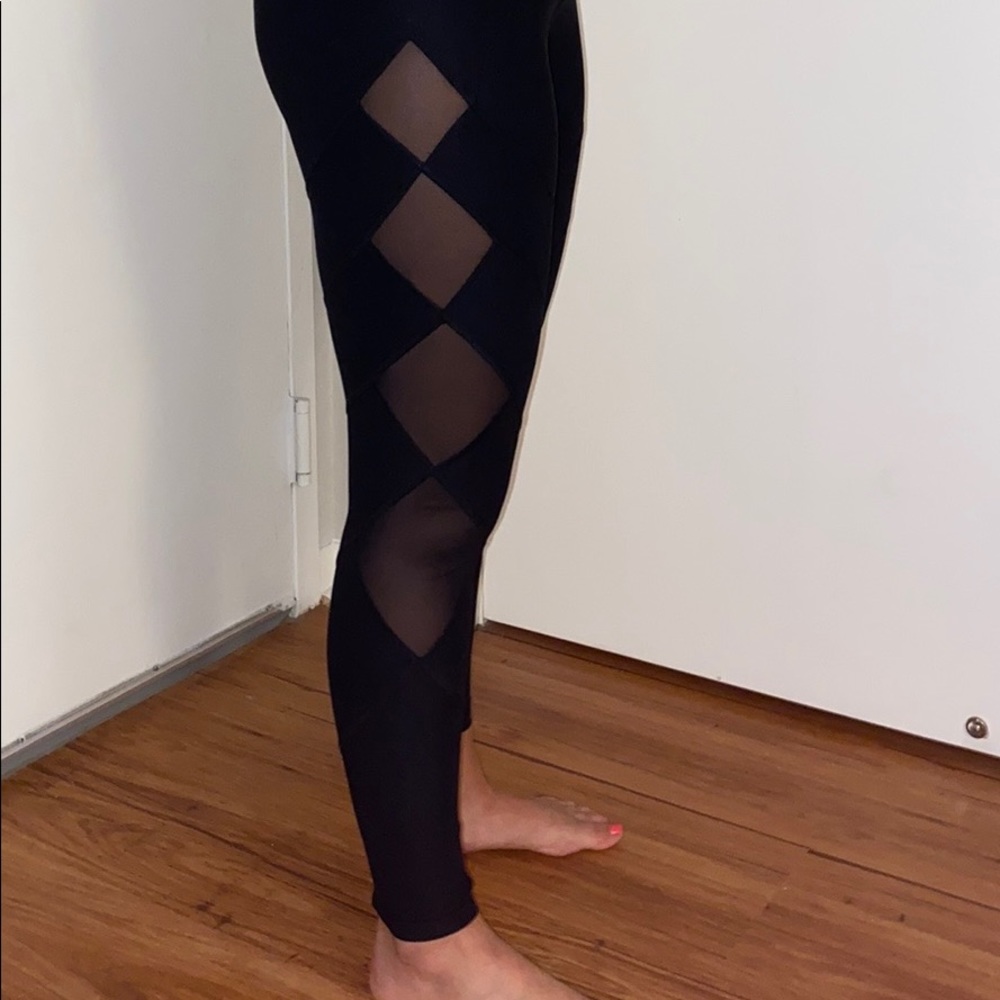 90° Diamond Mesh Leggings